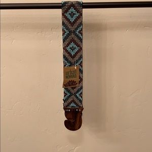 Wooden Hook Beaded Belt